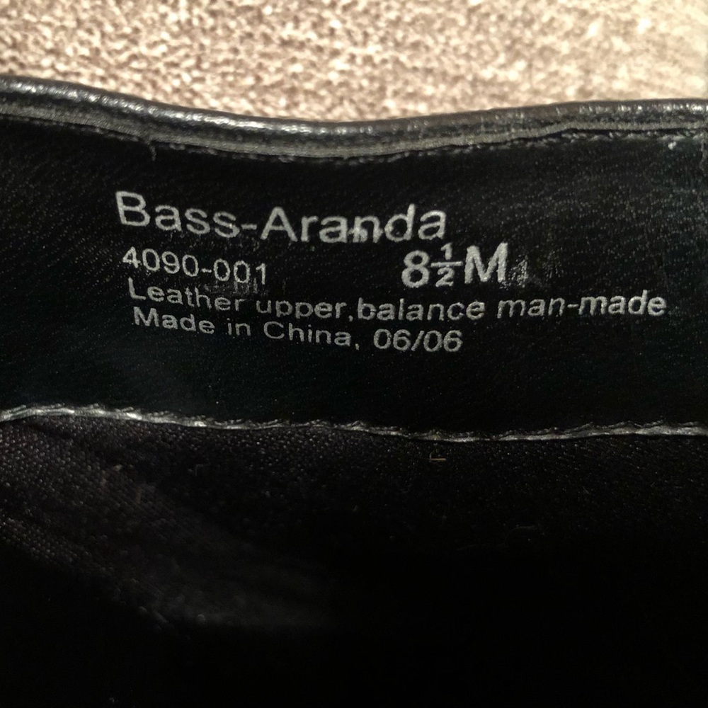 Bass Genuine Leather Black Mules - Picture 10 of 10